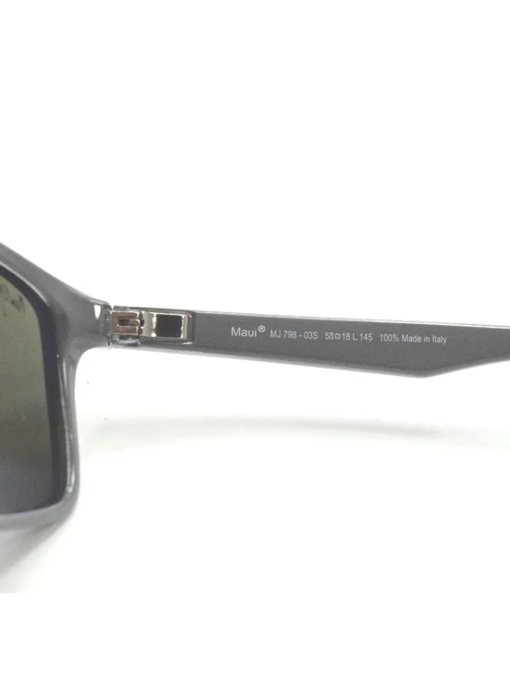Maui Jim Onshore MJ 798-03S Blue Black Stripe Fade / Blue Hawaii Lens